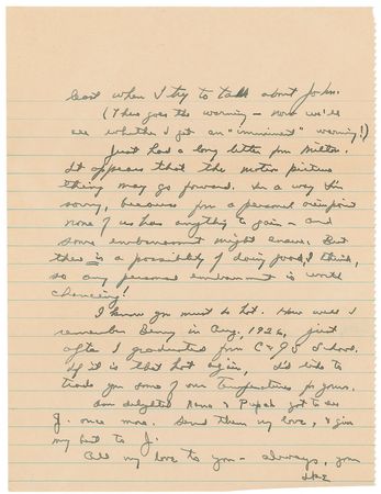 Lot #71 Dwight D. Eisenhower: Amid buzz bombs on London, Ike reassures Mamie he was not 