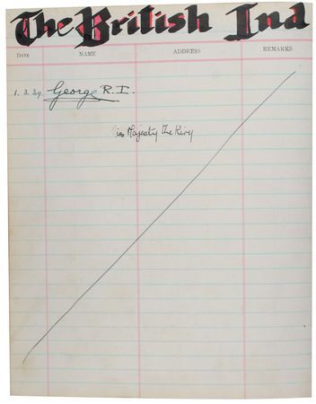 Lot #348 British Royalty Guest Book - Image 5