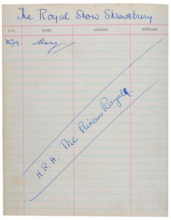 Lot #348 British Royalty Guest Book - Image 6