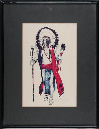 Lot #1007 Will Sampson Print - Image 1