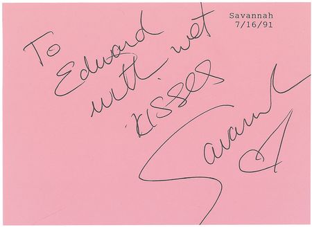Lot #960  Ill-Fated Actresses Set of Four Signatures - Image 3