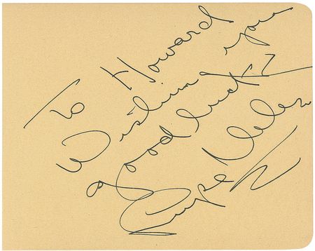 Lot #8140  Ill-Fated Actresses Set of Three Signatures - Image 1