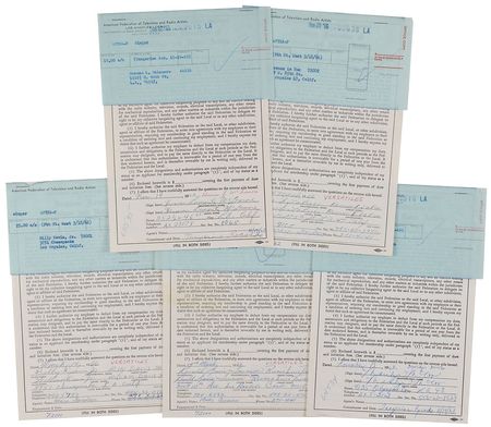 Lot #858 The 5th Dimension Signed Documents - Image 1