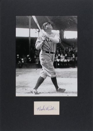 Lot #1035 Babe Ruth Signature - Image 1