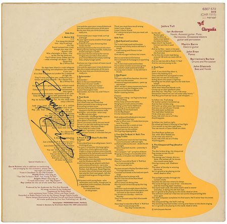 Lot #876 Jethro Tull Album - Image 2