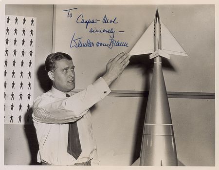 Lot #577 Wernher Von Braun Typed Letter Signed - Image 2