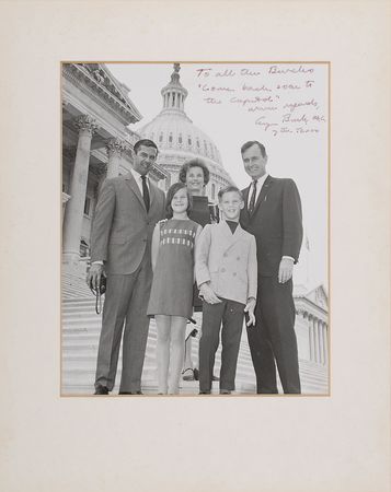 Lot #143 George Bush Signed Photograph - Image 1
