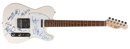 Lot #846 Rolling Stones: ?Exile on Main St.? guitar signed by six Stones - Image 1