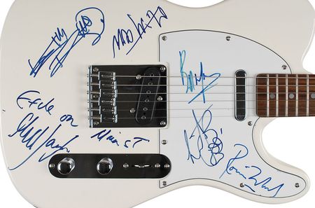 Lot #846 Rolling Stones: ?Exile on Main St.? guitar signed by six Stones - Image 2
