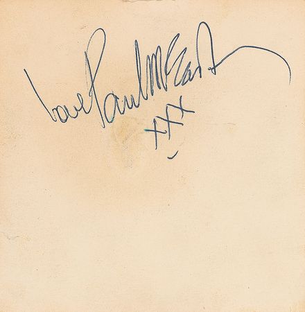 Lot #813 Beatles: Paul McCartney Signed Photograph - Image 2