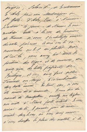 Lot #743 Prosper Merimee Handwritten Letter Signed - Image 2