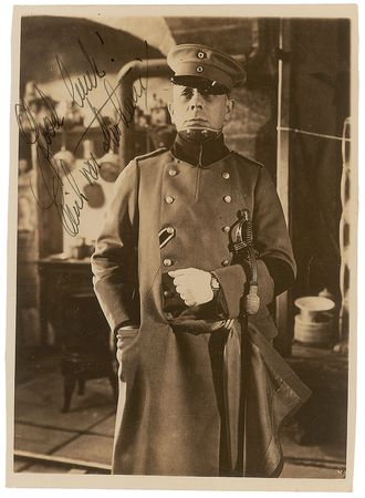 Lot #956 Erich von Stroheim Signed Photograph - Image 1