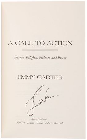 Lot #133 Jimmy Carter Book - Image 5