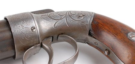 Lot #447 Allen and Thurber Percussion Pepperbox Pistol Pistol - Image 5