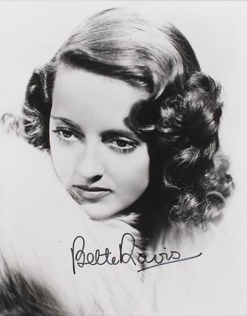 Lot #926 Bette Davis Signed Photograph - Image 1