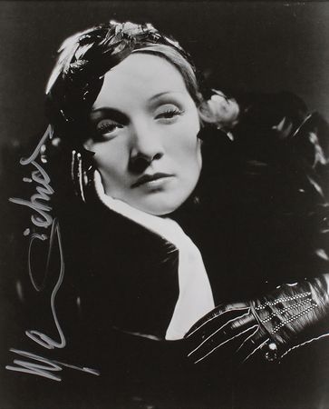 Lot #975 Marlene Dietrich Signed Photograph - Image 1