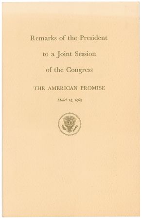 Lot #224 Lyndon B. Johnson Booklet and Printed Statement - Image 2