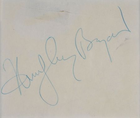 Lot #916 Humphrey Bogart Signature - Image 1