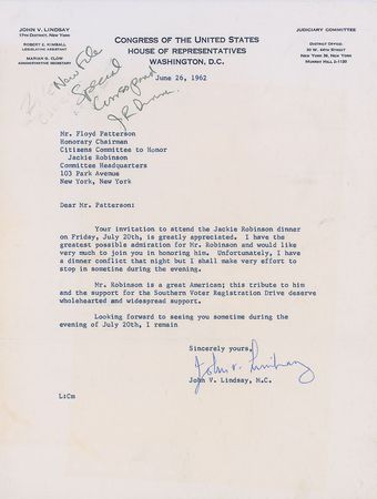 Lot #196 Jackie Robinson Letters - Image 3