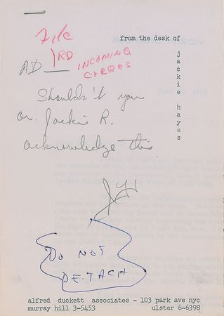 Lot #193 Richard Nixon: Unable to attend Jackie Robinsonâ€™s Hall of Fame induction, Nixon sends a donation for 