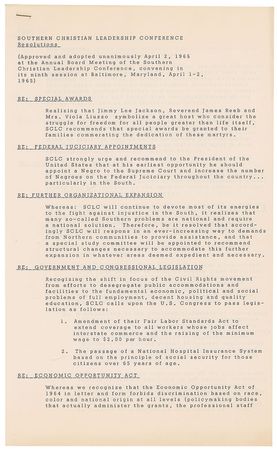 Lot #223 Martin Luther King, Jr Printed Statements - Image 2
