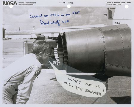 Lot #544 Paul Weitz: CDR Weitz’s flown gag photos from the STS-6 mission - Image 4