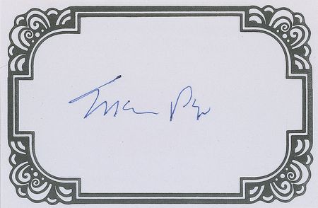 Lot #691 Mario Puzo Signature - Image 1