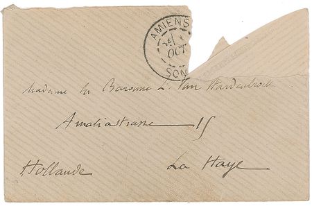 Lot #630 Auguste Rodin Calling Card - Image 3