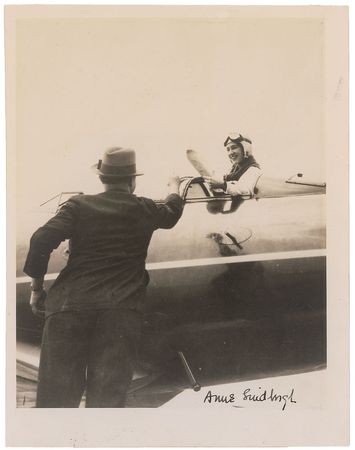 Lot #500 Charles and Anne Lindbergh: Super pairing of the Lindberghs with their famed ?Tingmissartoq? seaplane - Image 2