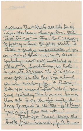 Lot #1089 Bill Tilden Handwritten Letter Signed - Image 2