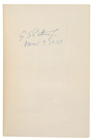 Lot #415 George S. Patton: An account of circumnavigation personally owned by Patton - Image 1