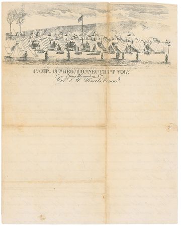 Lot #427 Civil War Handwritten Letter Signed - Image 4