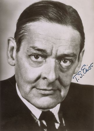 Lot #706 T. S. Eliot Signed Photograph - Image 2