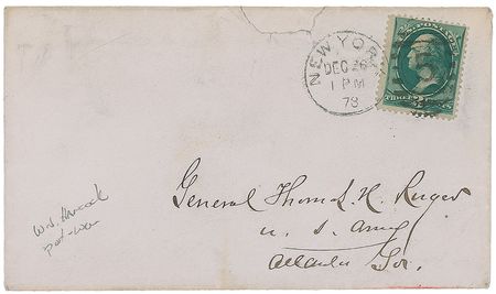 Lot #437 Winfield Scott Hancock Handwritten Letter Signed - Image 3