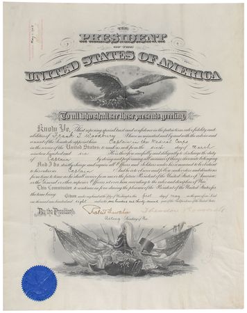 Lot #55 Theodore Roosevelt Signed Document - Image 1