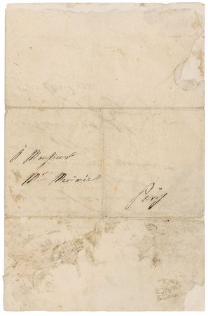 Lot #762 Niccolo Paganini: Scarce letter to the author of Carmen - Image 2