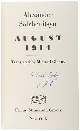 Lot #741 Alexander Solzhenitsyn - Image 1