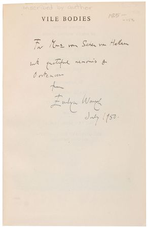 Lot #687 Evelyn Waugh Book - Image 1