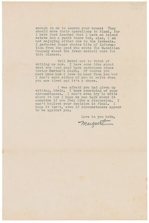 Lot #663 Margaret Mitchell Typed Letter Signed - Image 2