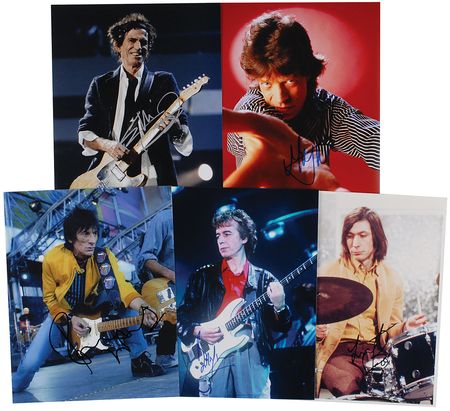 Lot #855 Rolling Stones Signed Photograph - Image 1