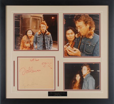 Lot #820 Beatles: John Lennon and Yoko Ono: New Yorkers Lennon and Ono - Image 1