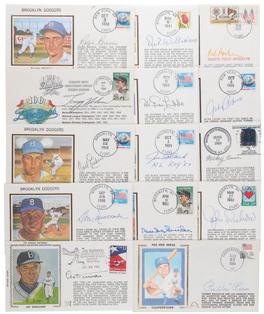 Lot #1131 Brooklyn Dodgers Commemorative Covers - Image 1