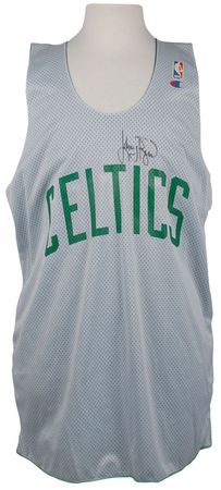Lot #1104 Larry Bird Basketball Jersey - Image 1