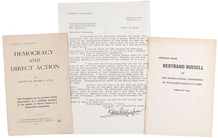 Lot #247 Bertrand Russell Typed Letter Signed - Image 2