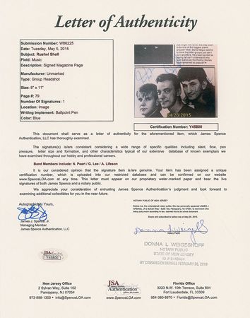 Lot #924 Rush Magazine Page - Image 2