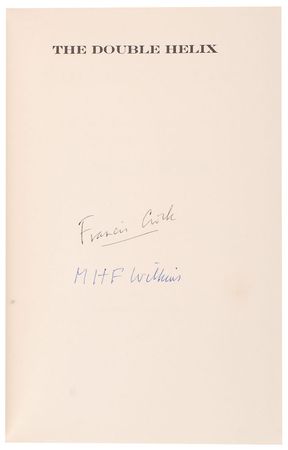 Lot #324 DNA: Crick and Wilkins Book - Image 1