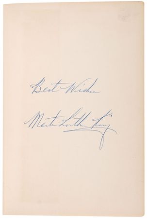 Lot #187 Martin Luther King, Jr: Desirable uninscribed first edition of King’s collection of sermons - Image 1