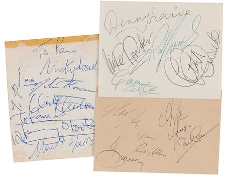 Lot #879 British Rock Bands Group Lot - Image 1