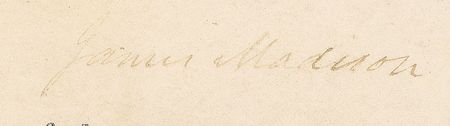 Lot #8 James Madison Signed Document - Image 2