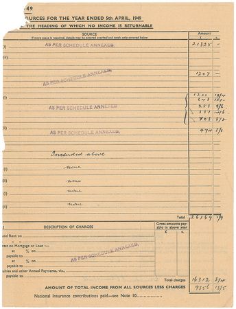 Lot #264 Winston Churchill Signed Document - Image 1